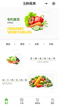 生鲜蔬果-106商城小程序模板