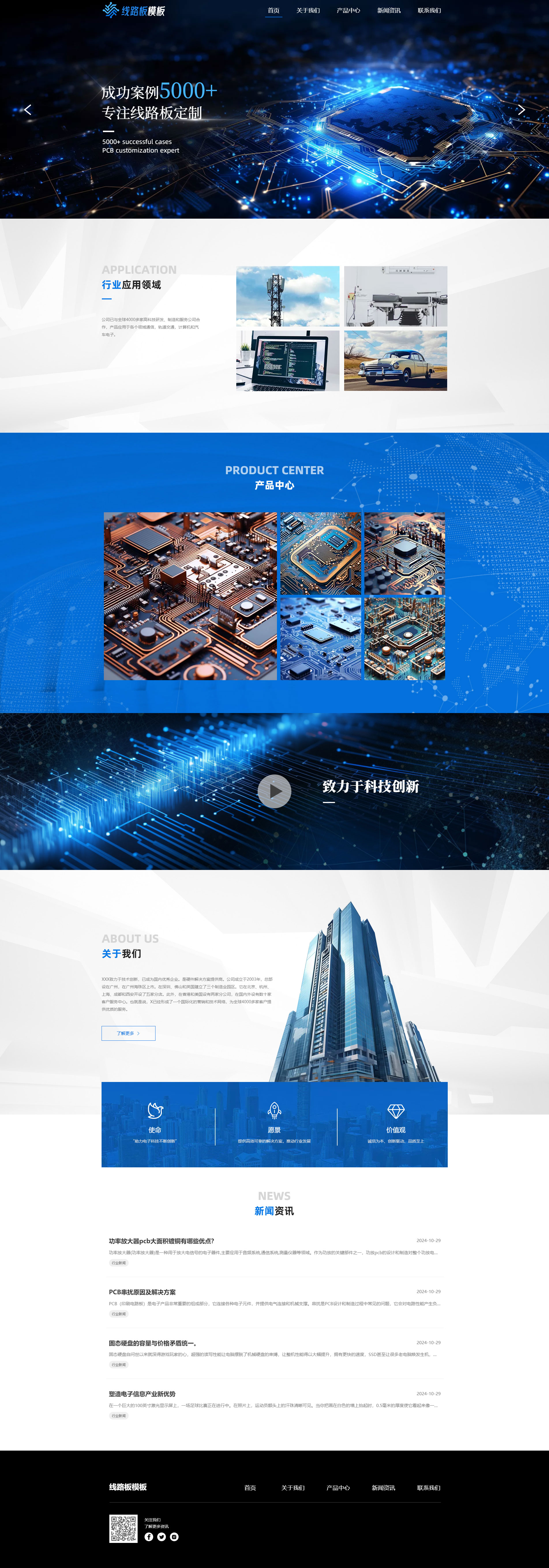 高端電子元器件芯片企業(yè)企業(yè)模板