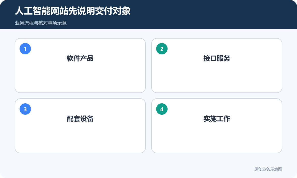 人工智能外贸网站先分清软件、接口、设备与实施服务
