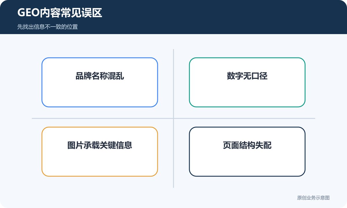 GEO内容常见误区