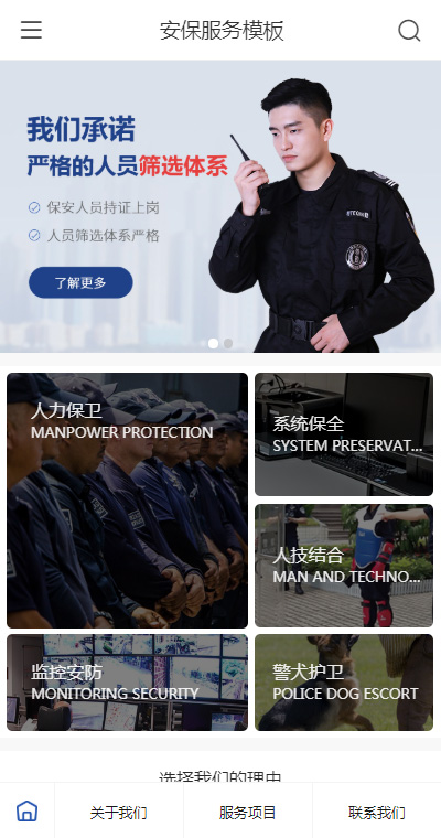 专业安保警卫服务