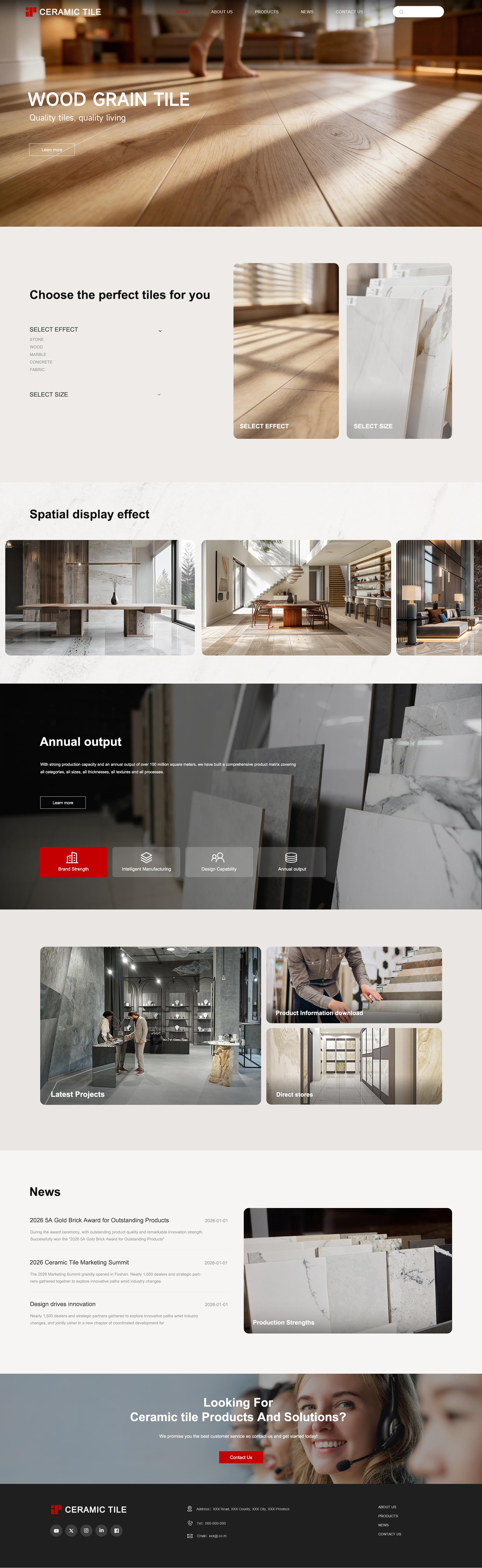 B2B-五金建材瓷砖大理石网页模板