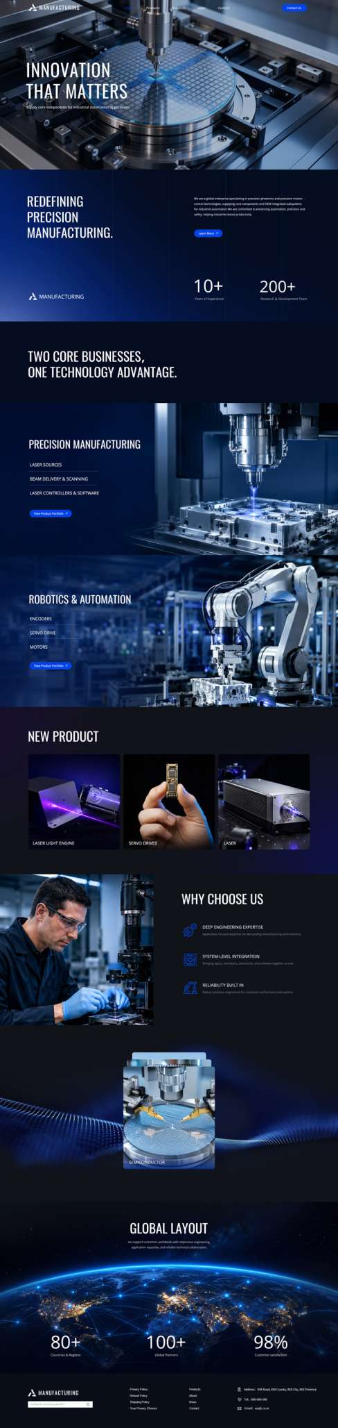 B2B-高端外贸工控设备网站模板