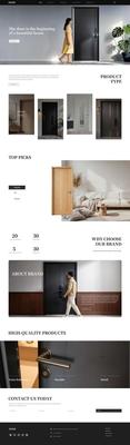 B2B-时尚五金建材木业网页模板