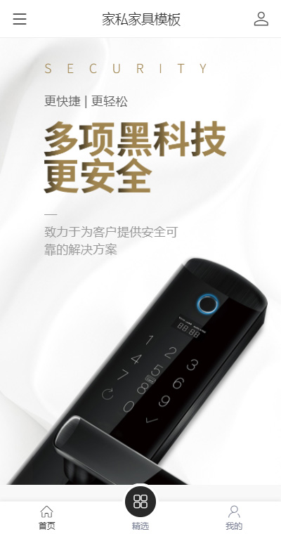 高端家居智能门锁