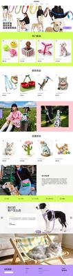 个性外贸宠物用品官网网站模板