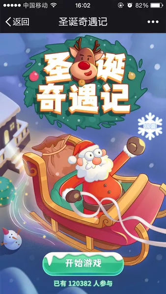 圣诞奇遇记h5模板