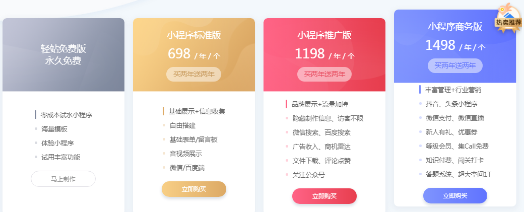 小程序要多少钱能开发