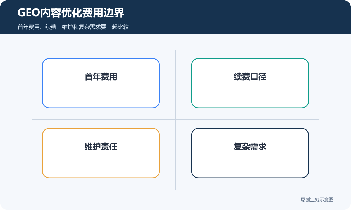 GEO内容优化费用边界